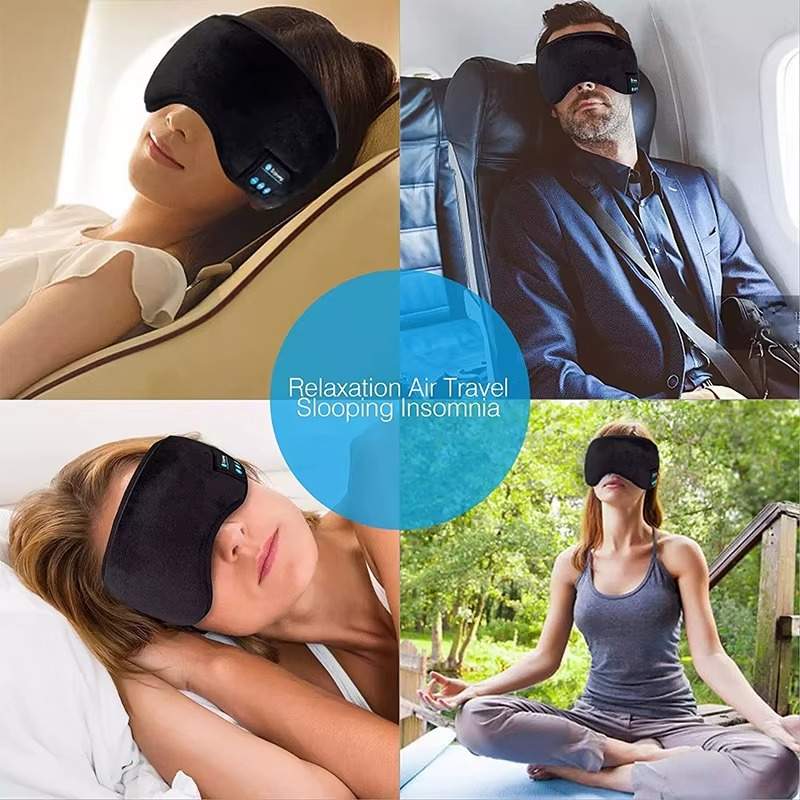 Masque de Sommeil Bluetooth avec Écouteurs Intégrés – Image 7 Masque de Sommeil Bluetooth avec Écouteurs Intégrés