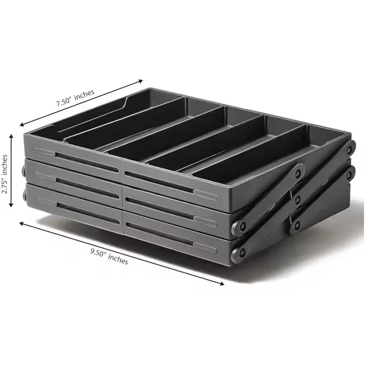 Organisateur de Tiroir Pliable 2/3 Niveaux - Image 4 Organisateur de Tiroir Pliable 2/3 Niveaux