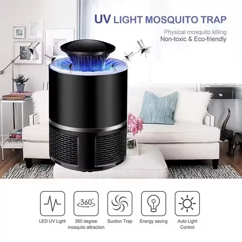 Lampe Anti-Moustiques Portable USB – Piège à Insectes Silencieux – Image 2 Lampe Anti-Moustiques Portable USB – Piège à Insectes Silencieux