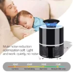 Lampe Anti-Moustiques Portable USB – Piège à Insectes Silencieux