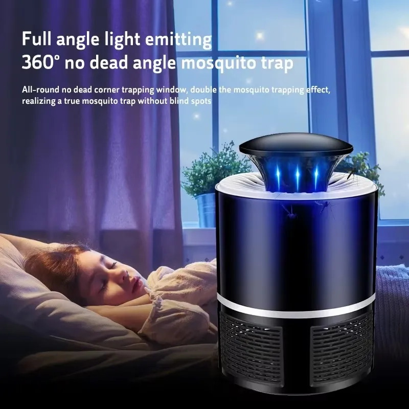 Lampe Anti-Moustiques Portable USB – Piège à Insectes Silencieux – Image 3 Lampe Anti-Moustiques Portable USB – Piège à Insectes Silencieux