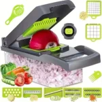 Coupe-Légumes 16 en 1 avec Bac – Mandoline Multifonction