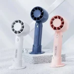 Mini Ventilateur Portable Rechargeable avec Support Téléphone