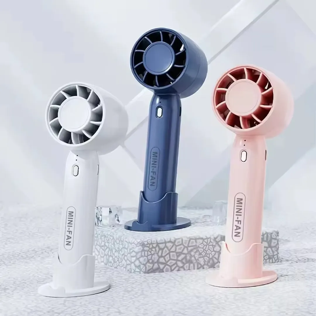 Mini Ventilateur Portable Rechargeable avec Support Téléphone – Image 3 Mini Ventilateur Portable Rechargeable avec Support Téléphone