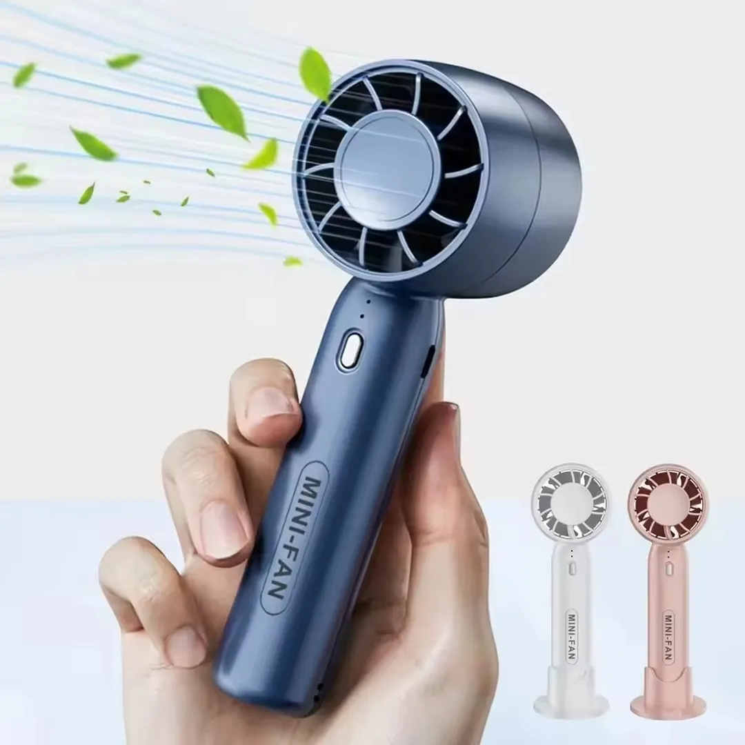 Mini Ventilateur Portable Rechargeable avec Support Téléphone Mini Ventilateur Portable Rechargeable avec Support Téléphone