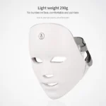 Masque Facial LED de Luminothérapie – Soin Visage 7 Couleurs