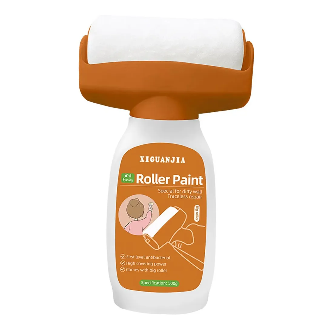 Rouleau de Retouche Murale avec Peinture Blanche Rouleau de Retouche Murale avec Peinture Blanche